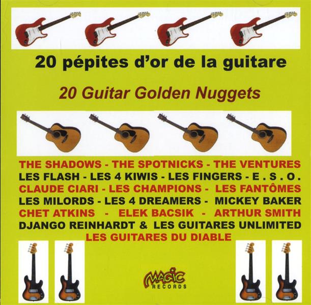 20 pépites d'or de la guitare - Front Cover