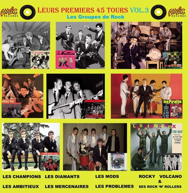 Leurs premiers 45 Tours, Vol. 3 - Les groupes de rock - Front Cover