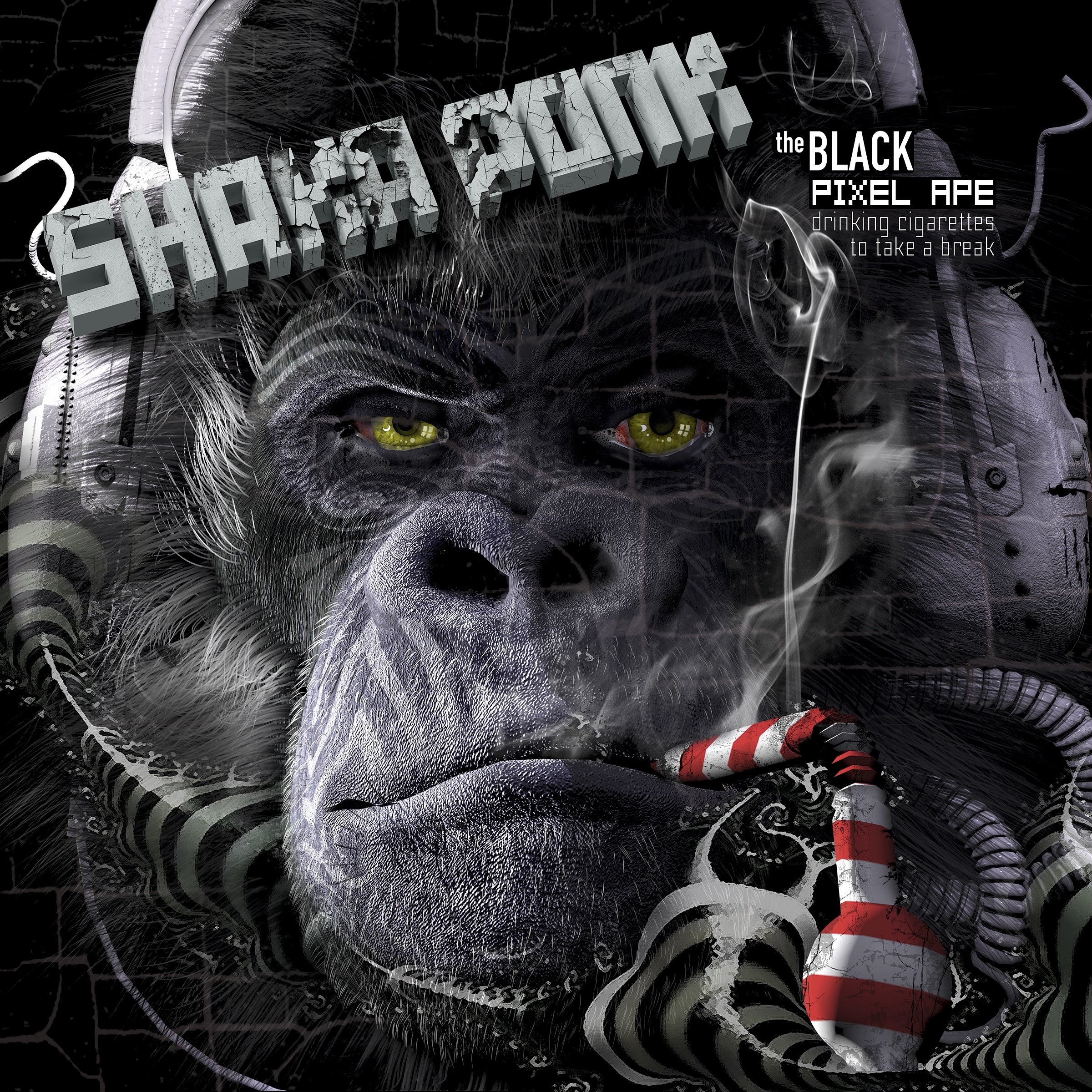 THE BLACK PIXEL APE - Front Cover