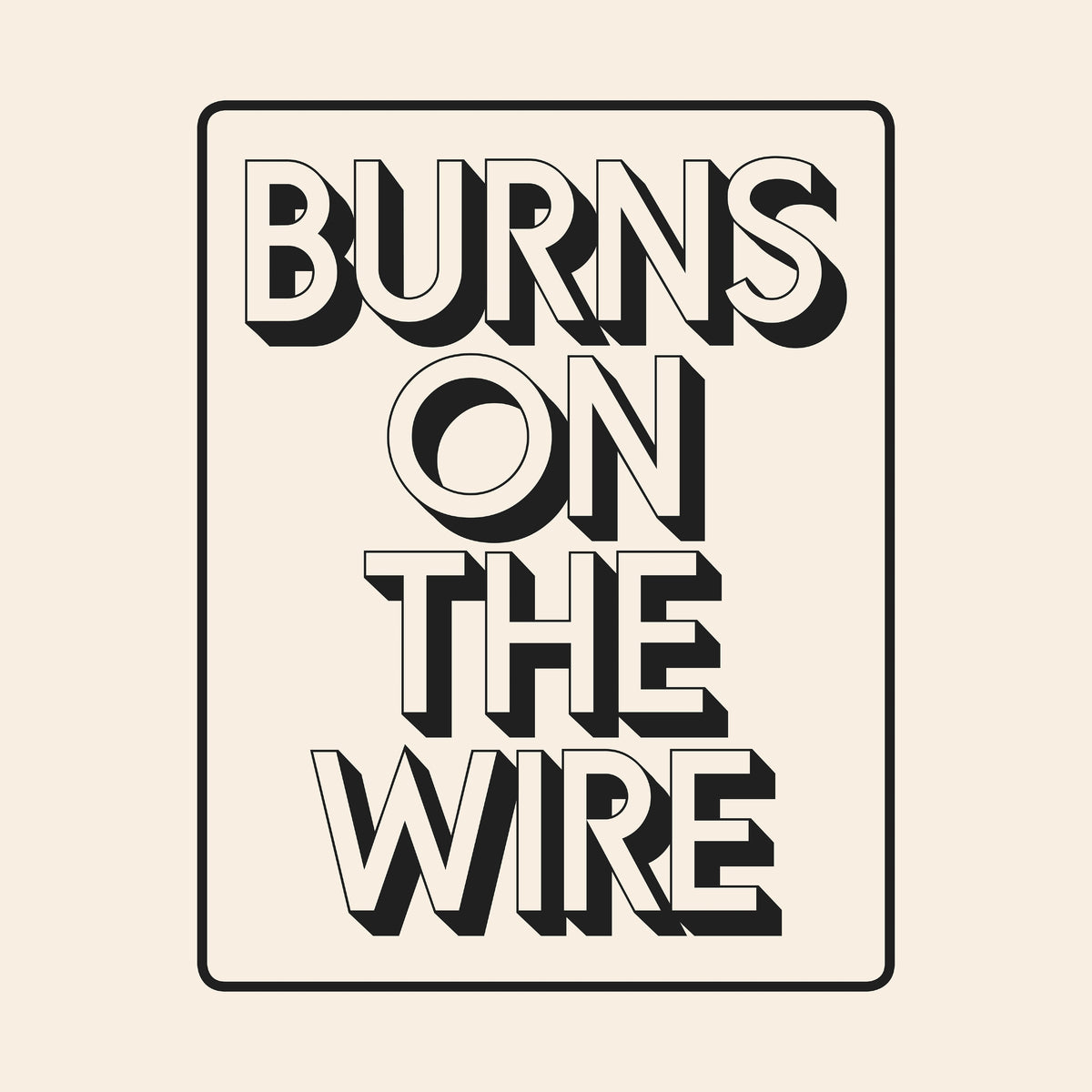 Burns on the wire - Front Cover