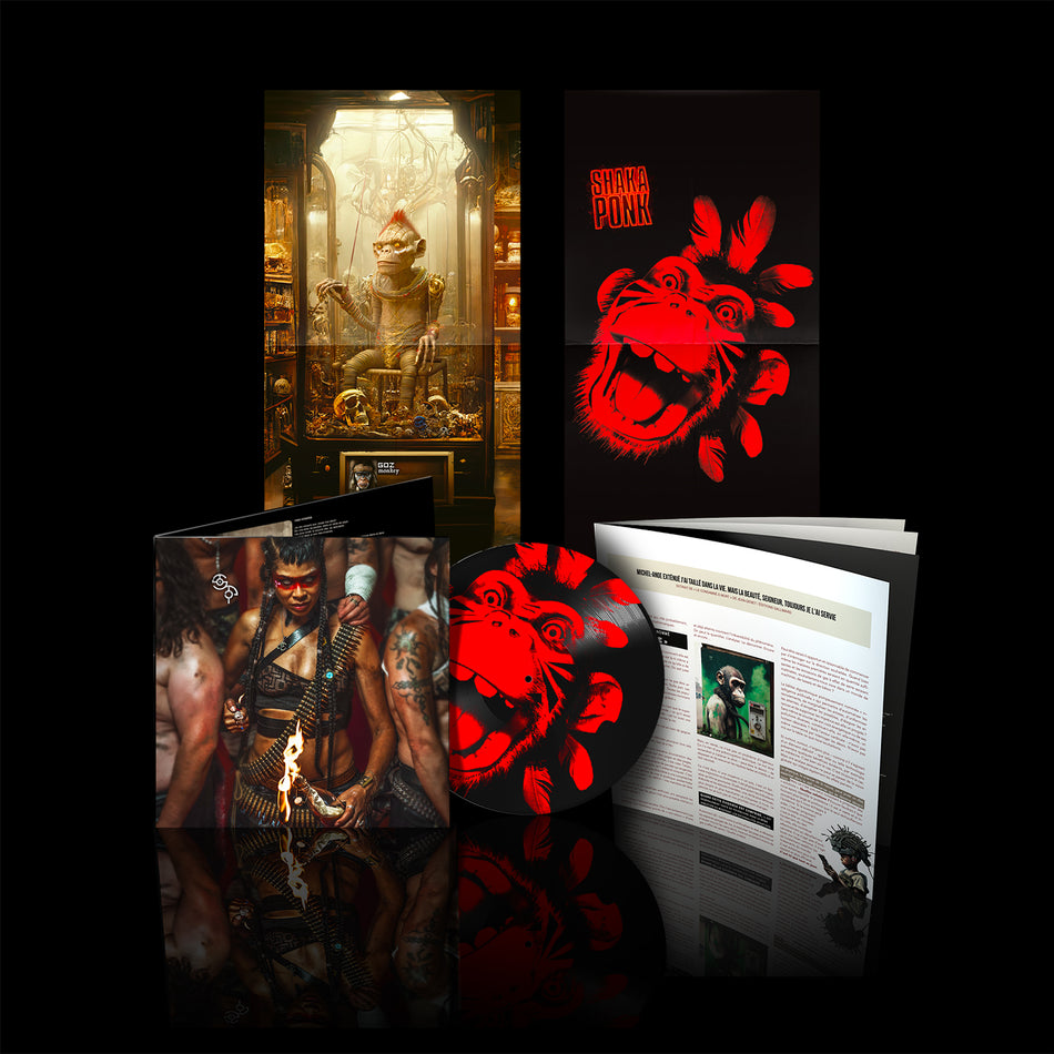 Shaka Ponk LP Picture Disc Rouge Noir - Front Cover