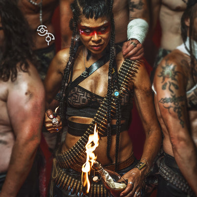 Shaka Ponk LP Picture Disc Rouge Noir - Back Cover