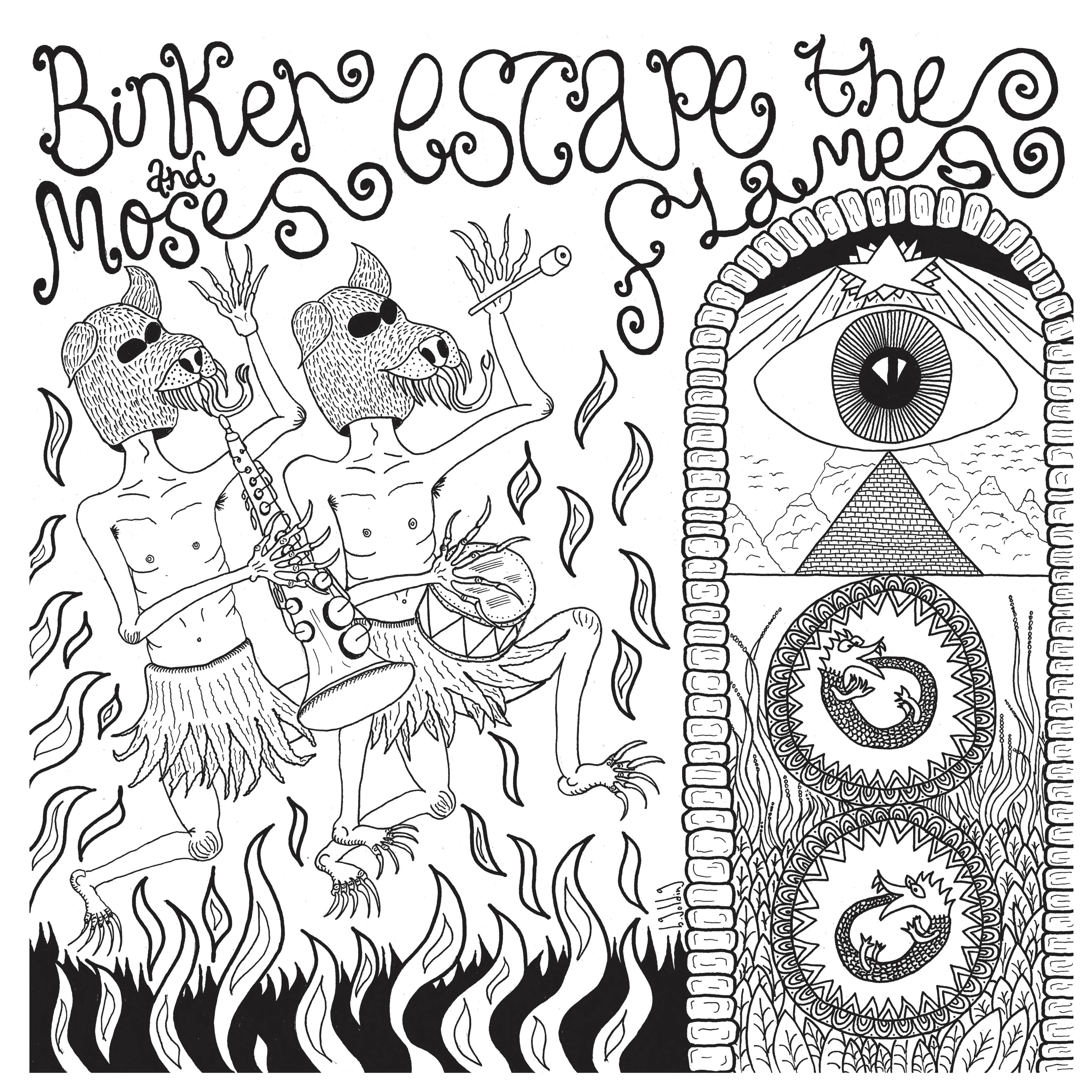 Escape The Flames - Front Cover