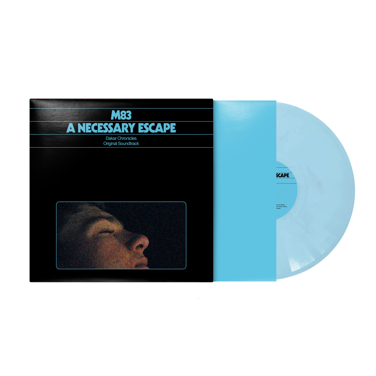 A Necessary Escape - Dakar Chronicles - Original Soundtrack Vinyle Couleur crystal turquoise marbré - Back Cover