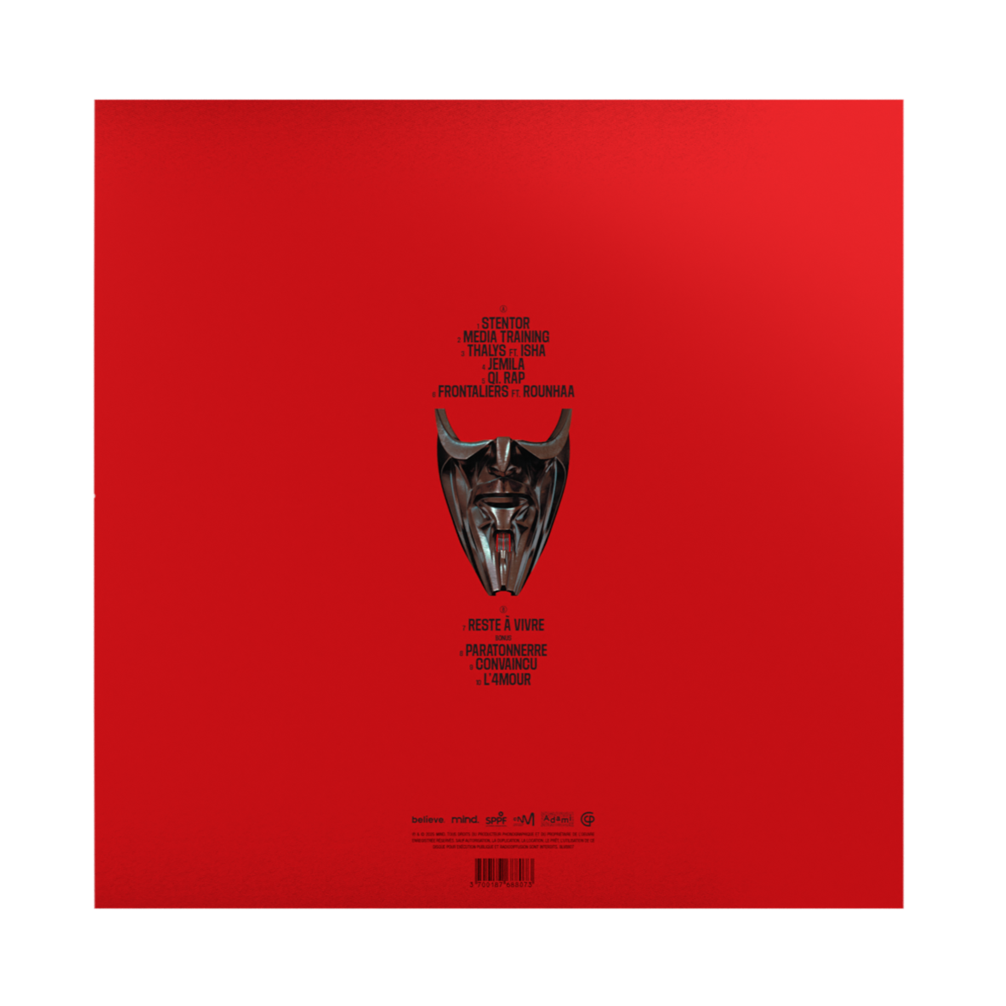 Stentor - Act I - Back Cover
