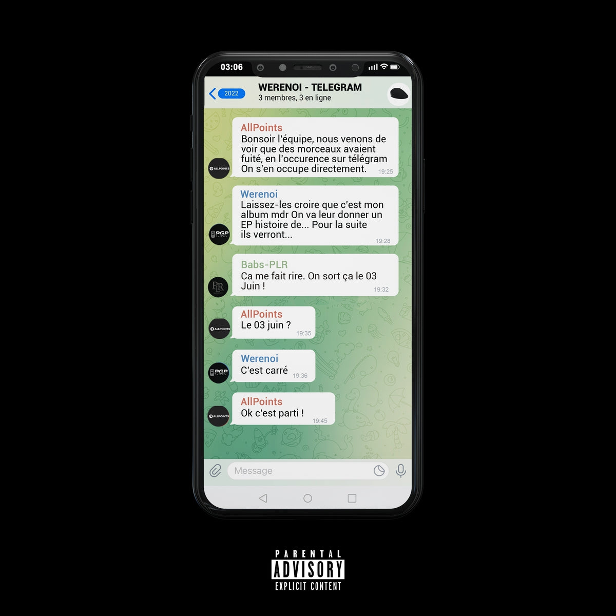 Telegram - Front Cover