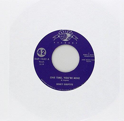 One Time, You Are Mine / You'Re Gonna Cry - Front Cover