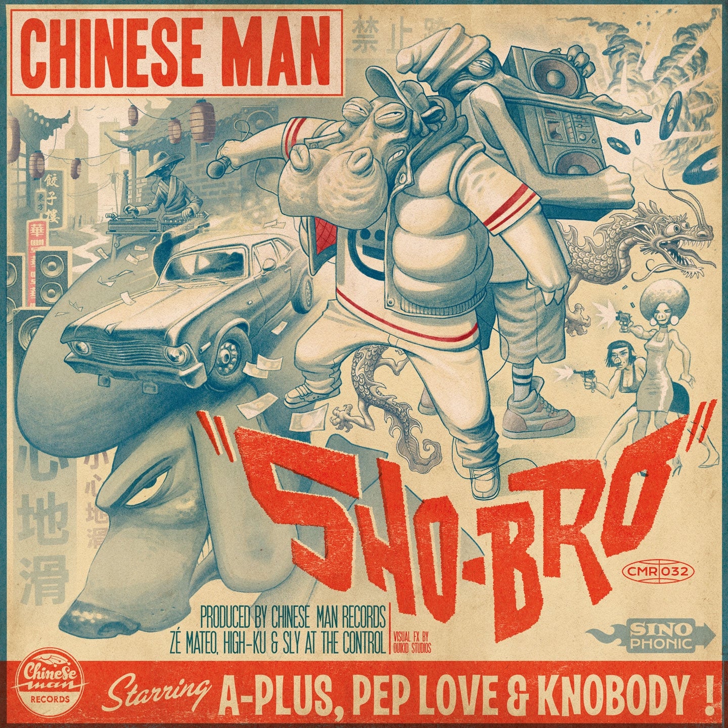 Sho-Bro /vinyle rouge transparent - Front Cover