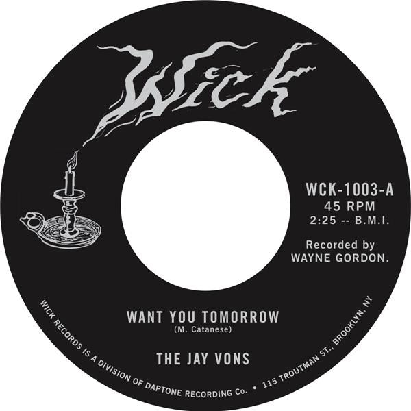 Want You Tomorrow / Did You See Her - Front Cover