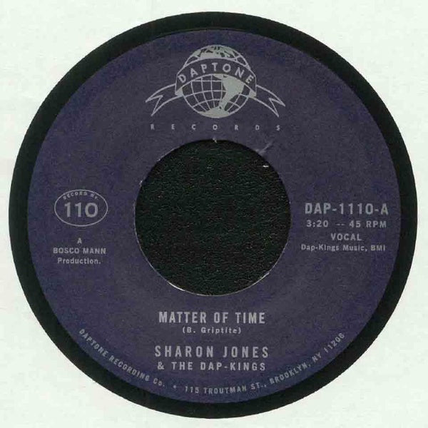 Matter Of Time / When I Saw Your Face - Front Cover