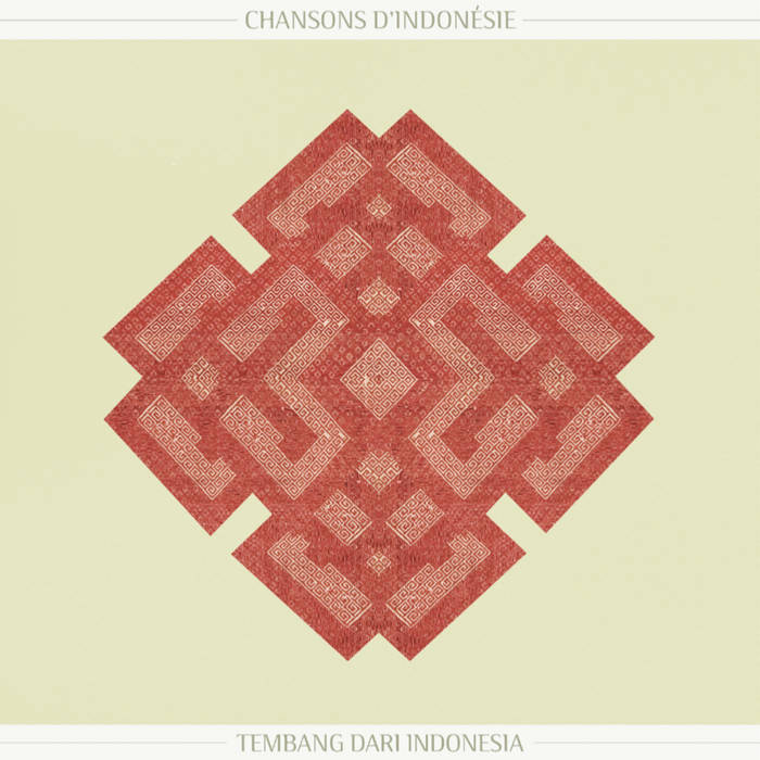 Chansons d'Indonésie - Front Cover
