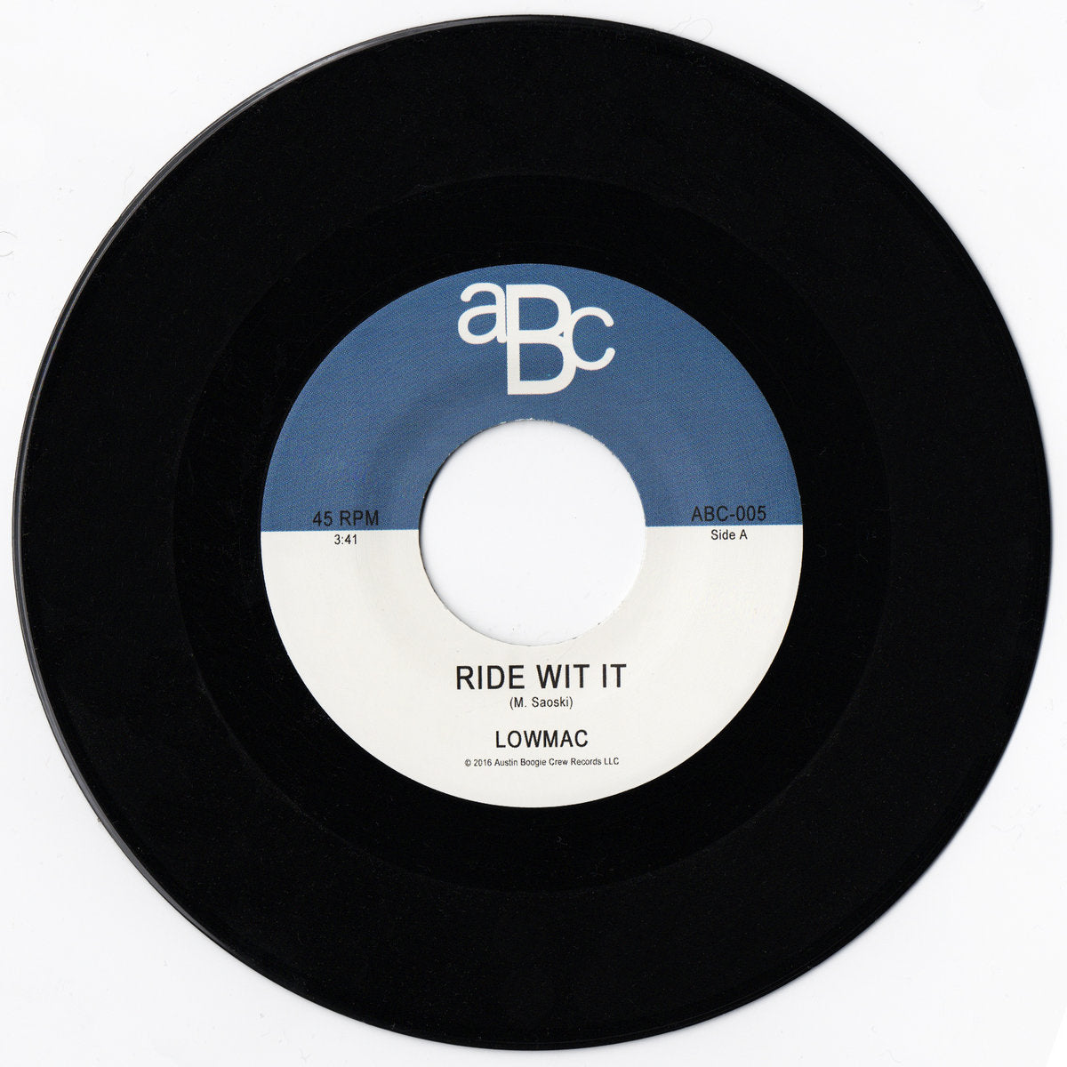 Ride Wit It - Front Cover