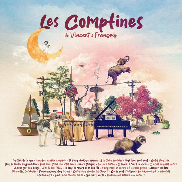 Les Comptines de Vincent & François - Vinyle - Front Cover