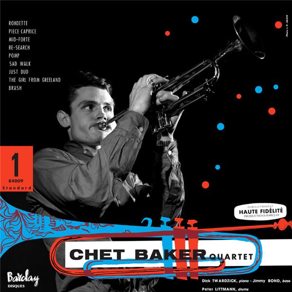 Chet Baker Quartet Vol 1 - Front Cover