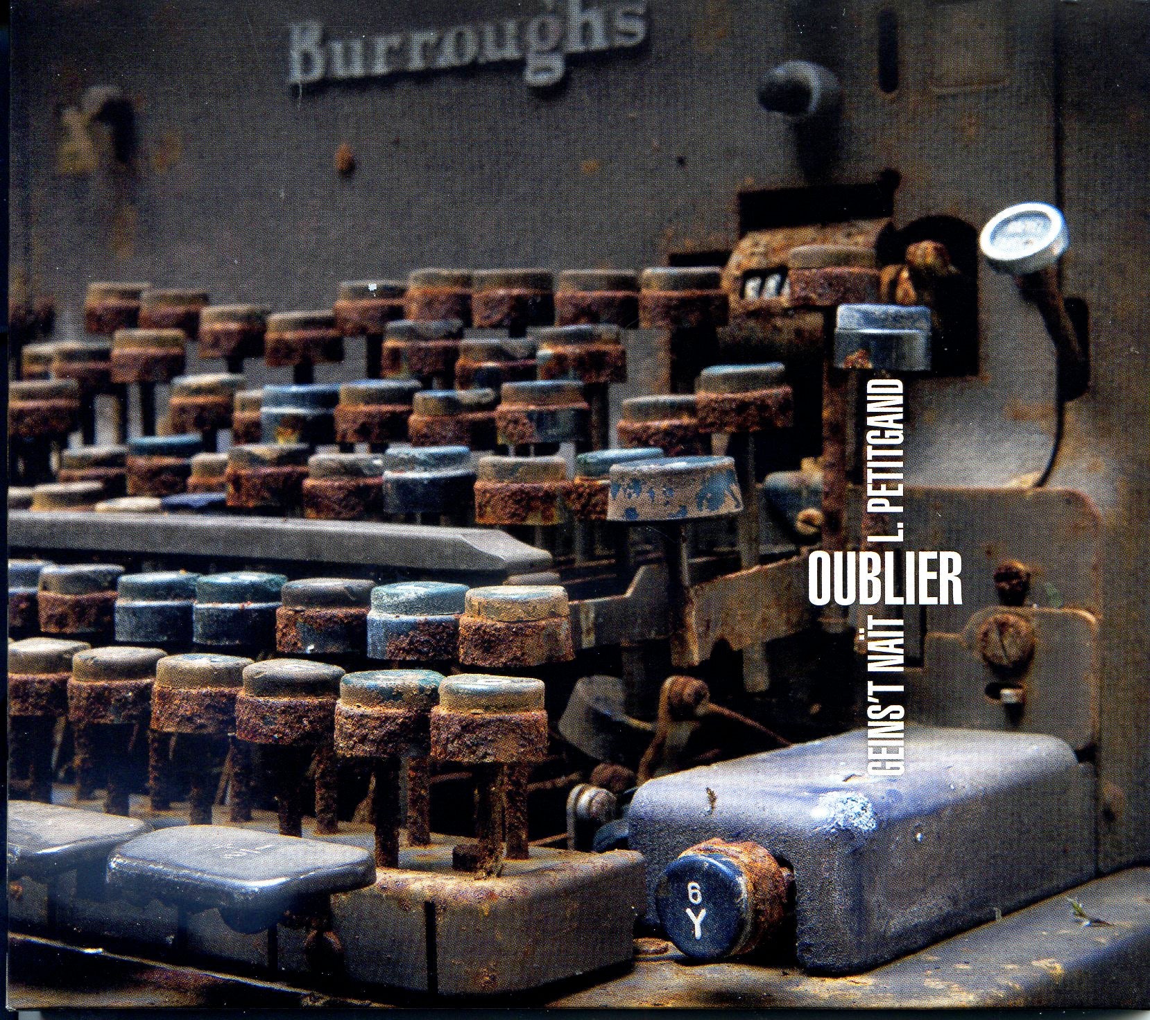 OUBLIER (vinyl) - Front Cover