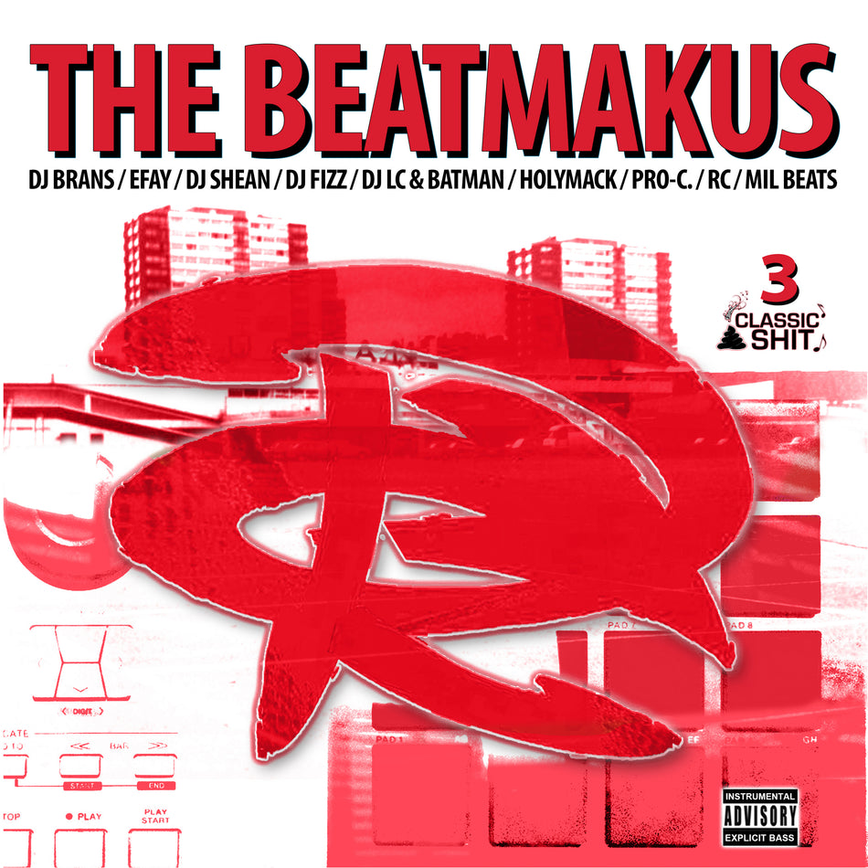 The Beatmakus 3 - Clear Splatter Colored Vinyl - Front Cover
