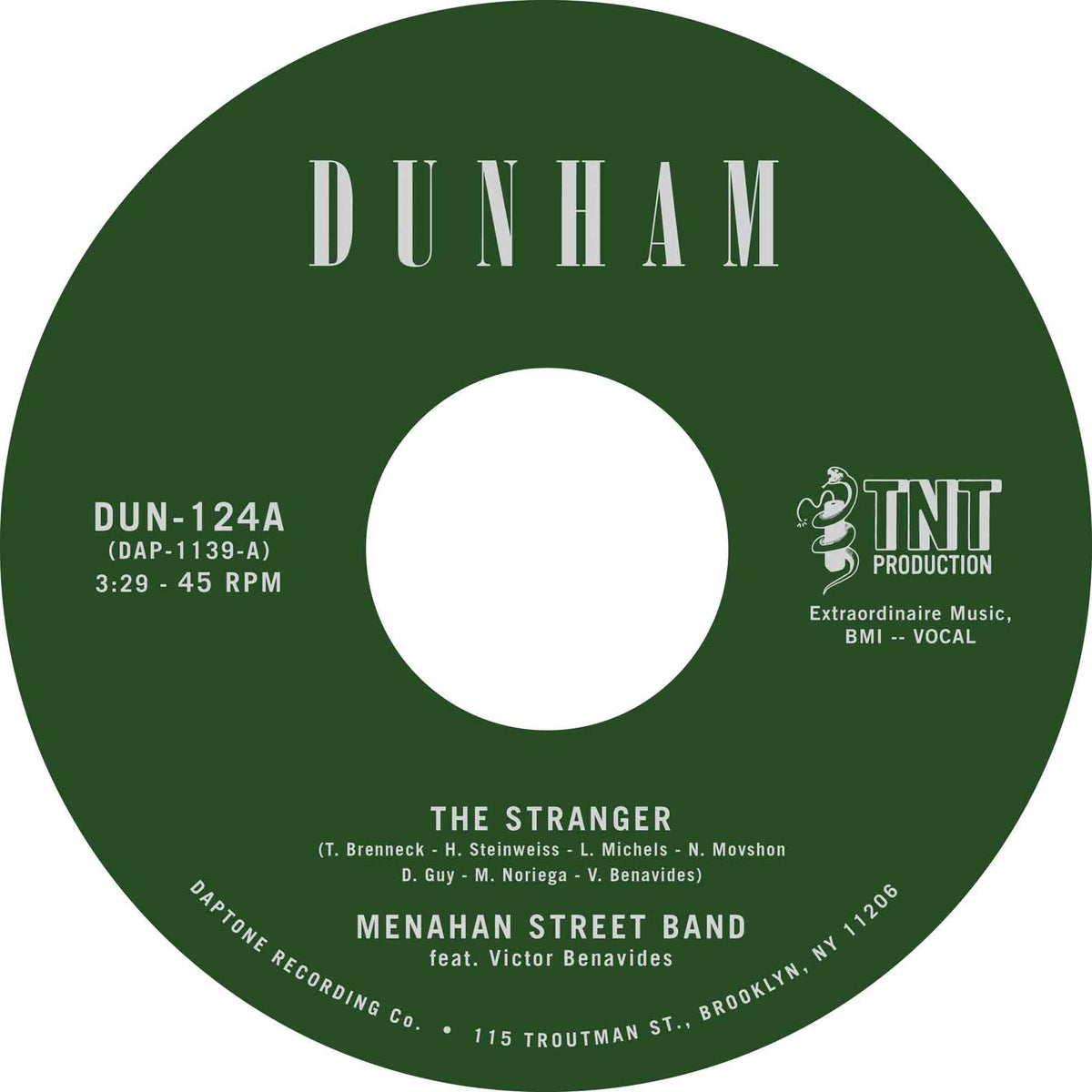 The Stranger / Black Velvet - Front Cover