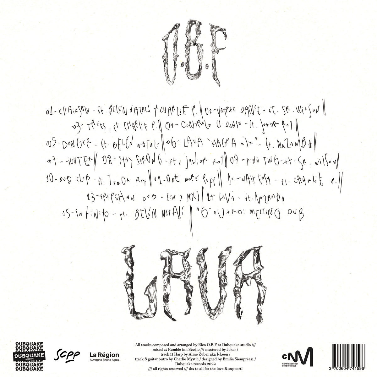 Lava - Back Cover