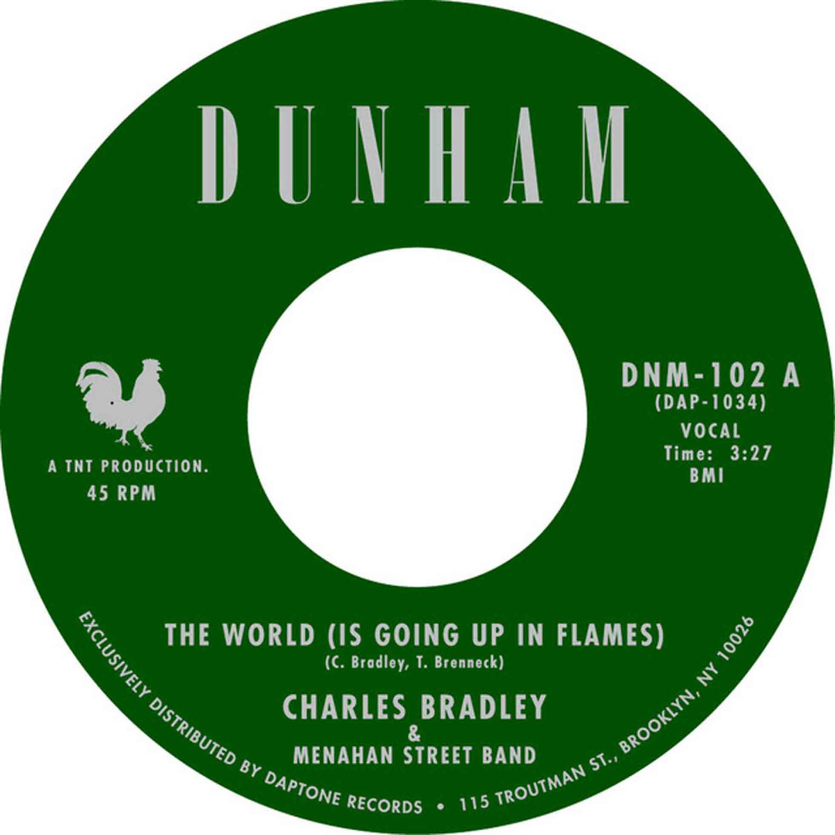 The World (Is Going Up In Flames) - Front Cover