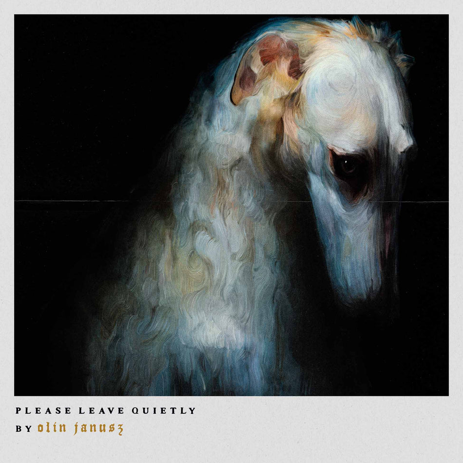 Please Leave Quietly - Vinyle Swirl Gris Et Noir - Front Cover