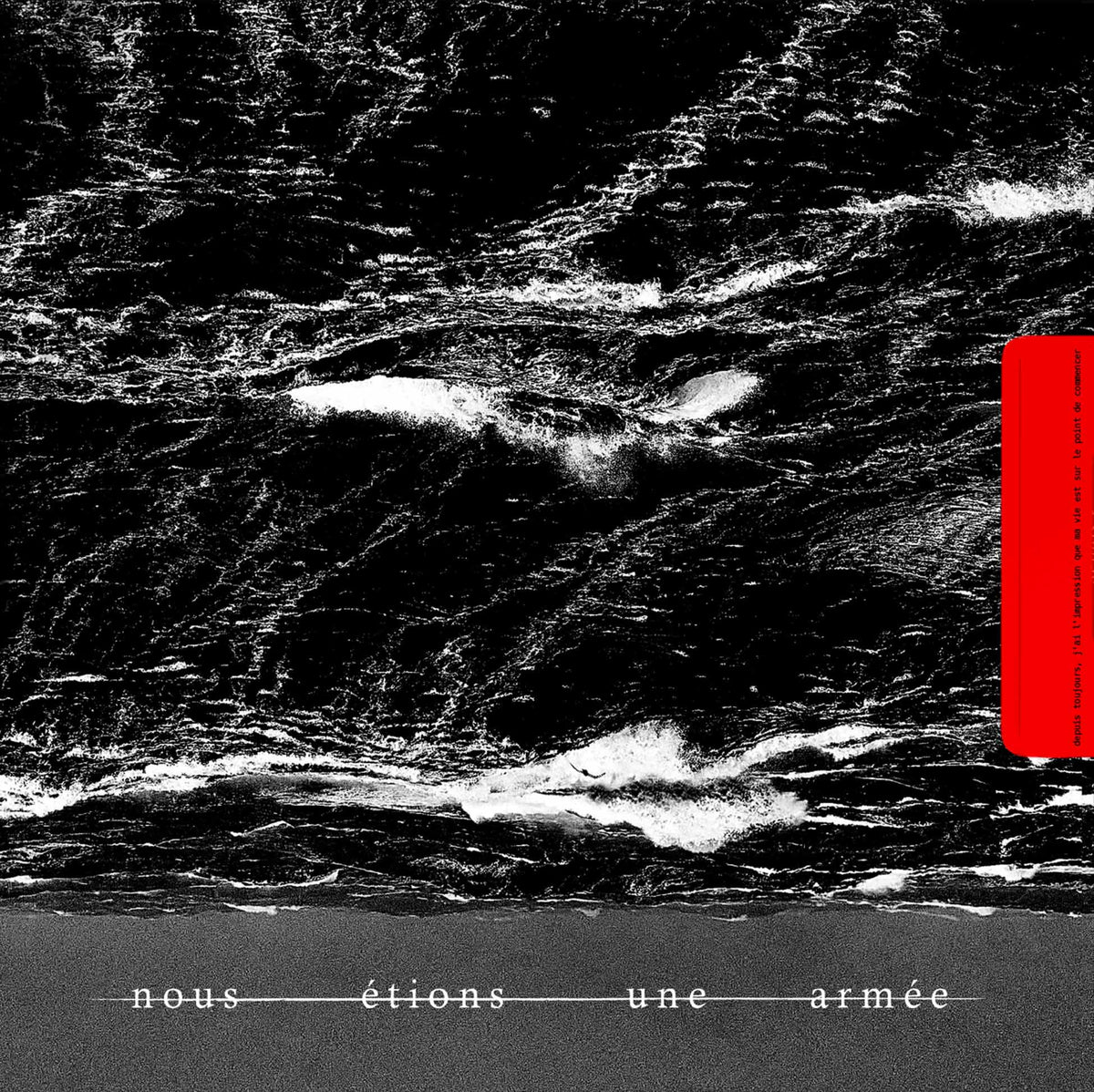 Depuis Toujours, J'Ai L'Impression Que Ma Vie Est Sur Le Point De Commencer - Vinyle Rouge - Front Cover