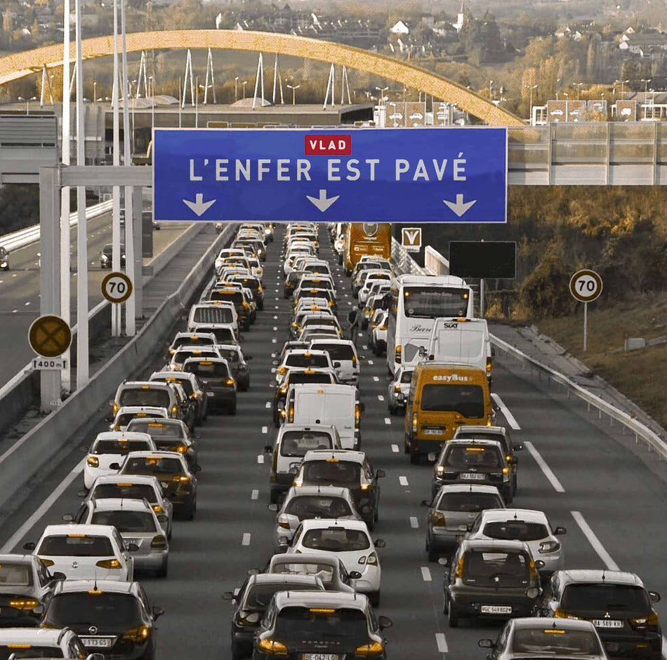 L'Enfer Est Pave - Front Cover