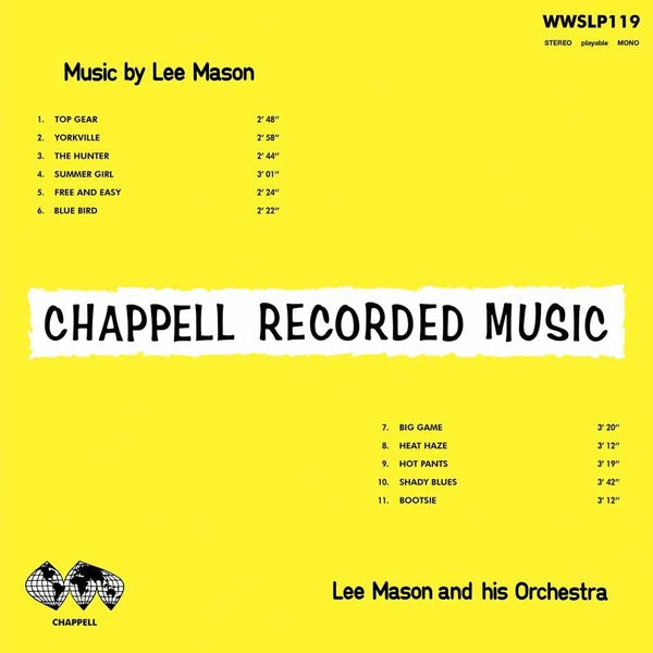 Music By Lee Mason - Front Cover
