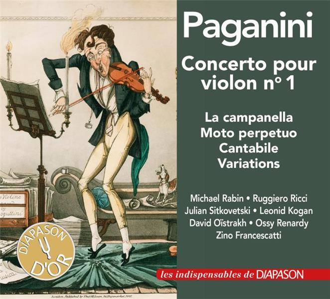 Concerto pour violon Numéro 1 Œuvres pour violon et piano - Front Cover