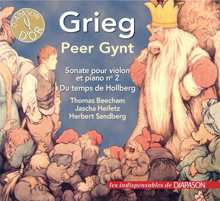 Peer Gynt - Sonate pour violon et piano numéro 2 - Du temps de Hollberg - Front Cover