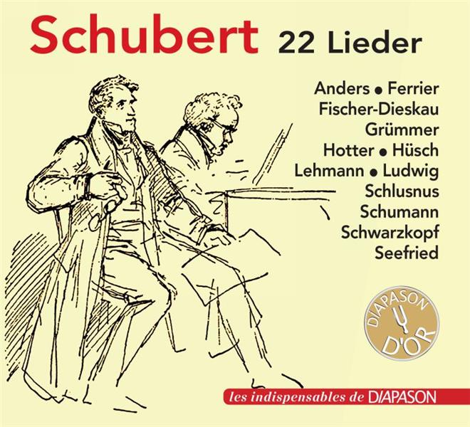 22 Lieder - Front Cover