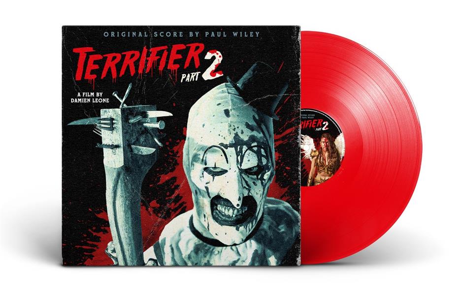 Terrifier 2 Original Score By Paul Wiley Édition Limitée Vinyle Rouge Transparent - Front Cover