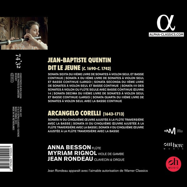 Sonates pour flûte - Front Cover