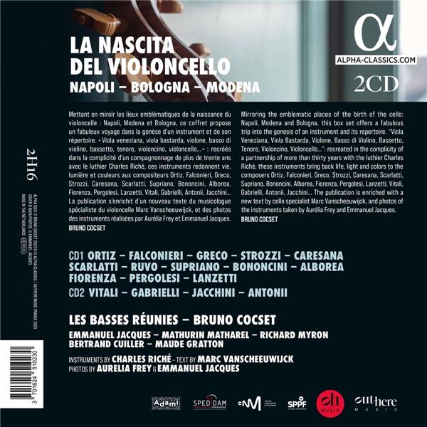 La Nascita del Violoncello : Napoli - Bologna - Modena - Front Cover