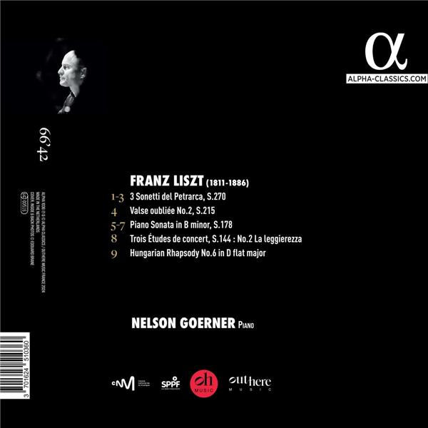 Sonate en Si mineur / Sonetti di Petrarca / Valse oubliée numéro 2 - Front Cover