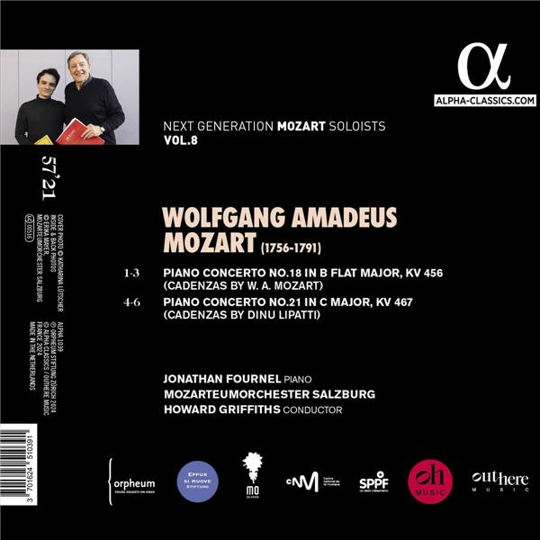 Concertos pour piano Numéro 18 KV 456 et Numéro 21 KV 467 - Front Cover