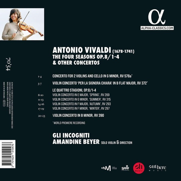 Le Quattro Stagioni - Front Cover