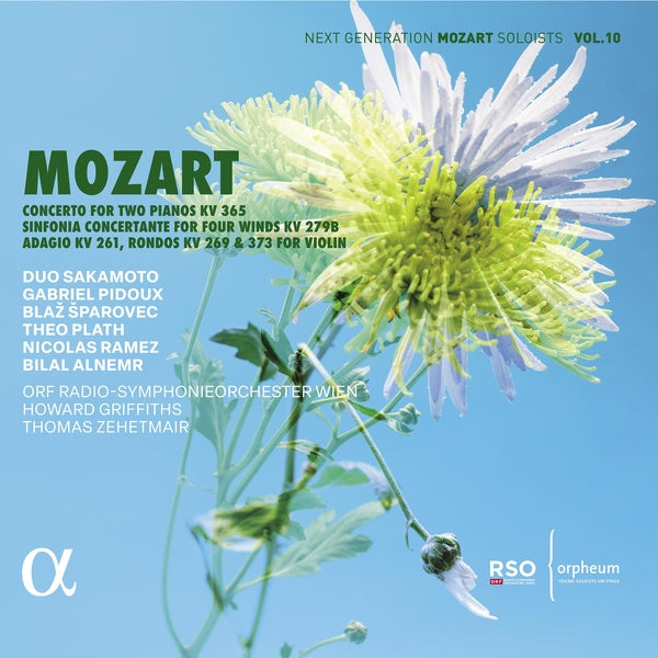Concerto pour 2 pianos, K.365 - Sinfonia Concertante, K.279B - Adagio,K.261- Rondos K.269 & K.373 - Front Cover