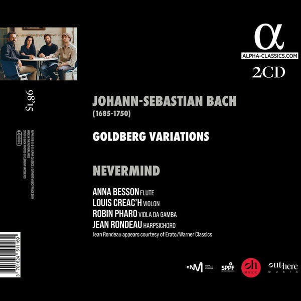 Goldberg Variations - Front Cover
