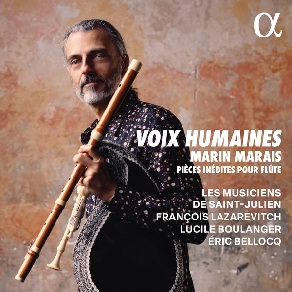 Voix humaines / Marais : Pièces inédites pour flûte - Front Cover
