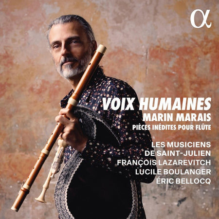 Voix humaines / Marais : Pièces inédites pour flûte - Front Cover