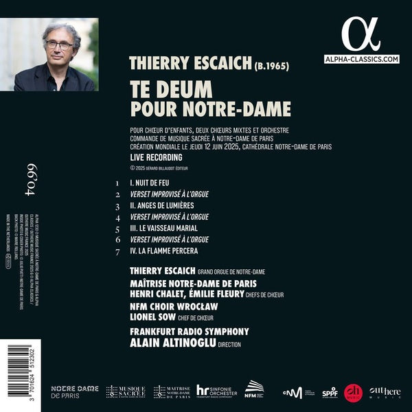 Te Deum Pour Notre-Dame - Front Cover