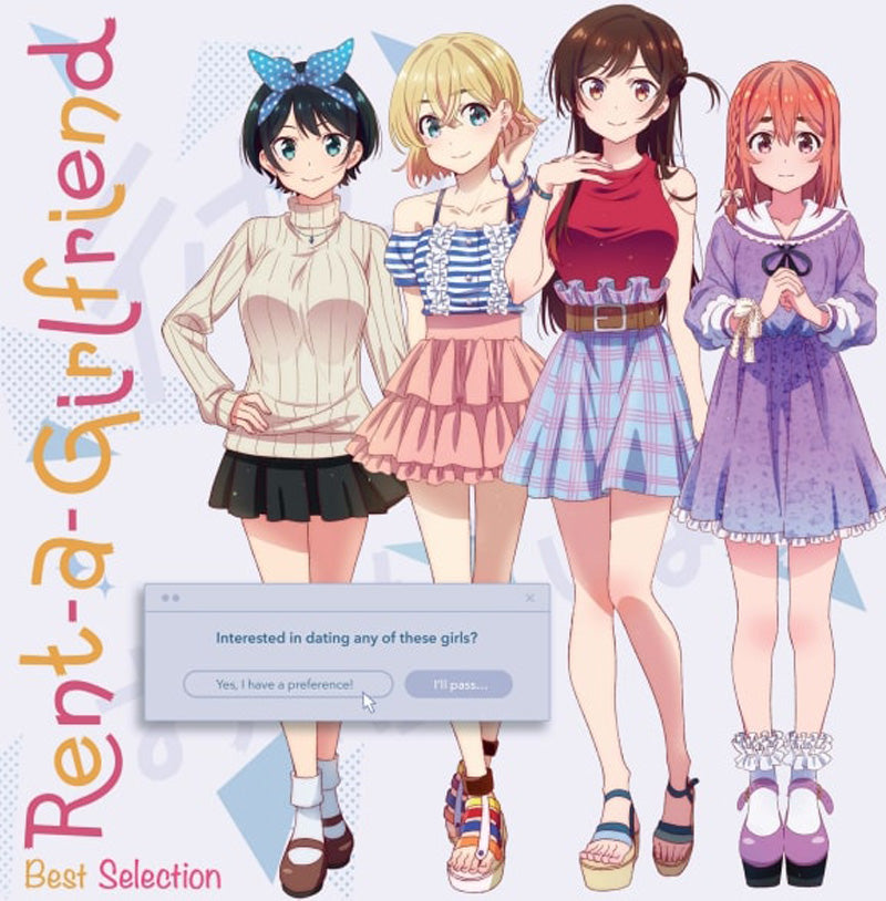 RENT A GIRLFRIEND/BEST SELECTION - Front Cover