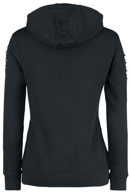 Sweat-shirt à capuche  de Spiral - Bright Eyes - S à XXL - pour Femme - noir - Spiral - View 2