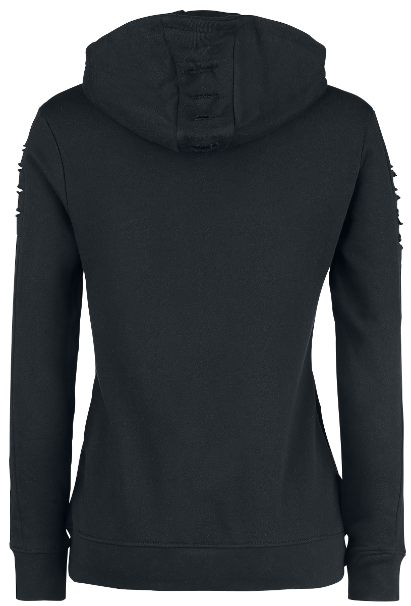 Sweat-shirt à capuche  de Spiral - Bright Eyes - S à XXL - pour Femme - noir - Spiral - View 2