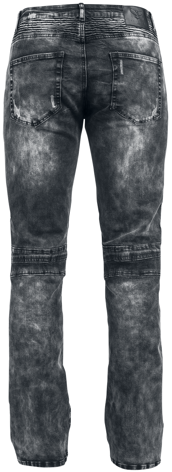 Jean  de Black Premium by EMP - Johnny - W30L32 à W40L34 - pour Homme - gris foncé - Black Premium by EMP - View 2