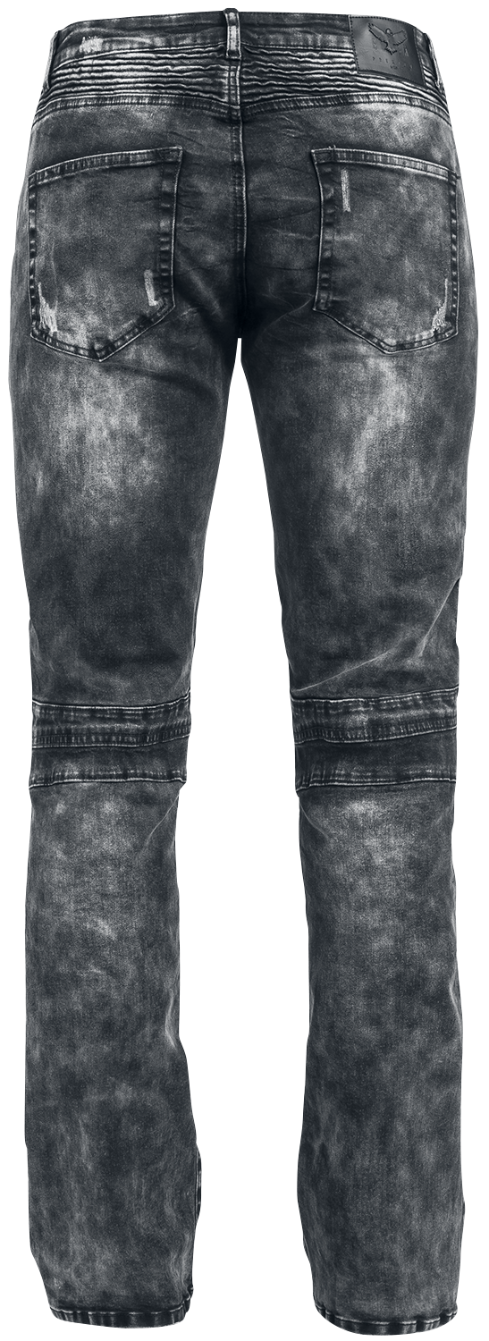 Jean  de Black Premium by EMP - Johnny - W30L32 à W40L34 - pour Homme - gris foncé - Black Premium by EMP - View 2
