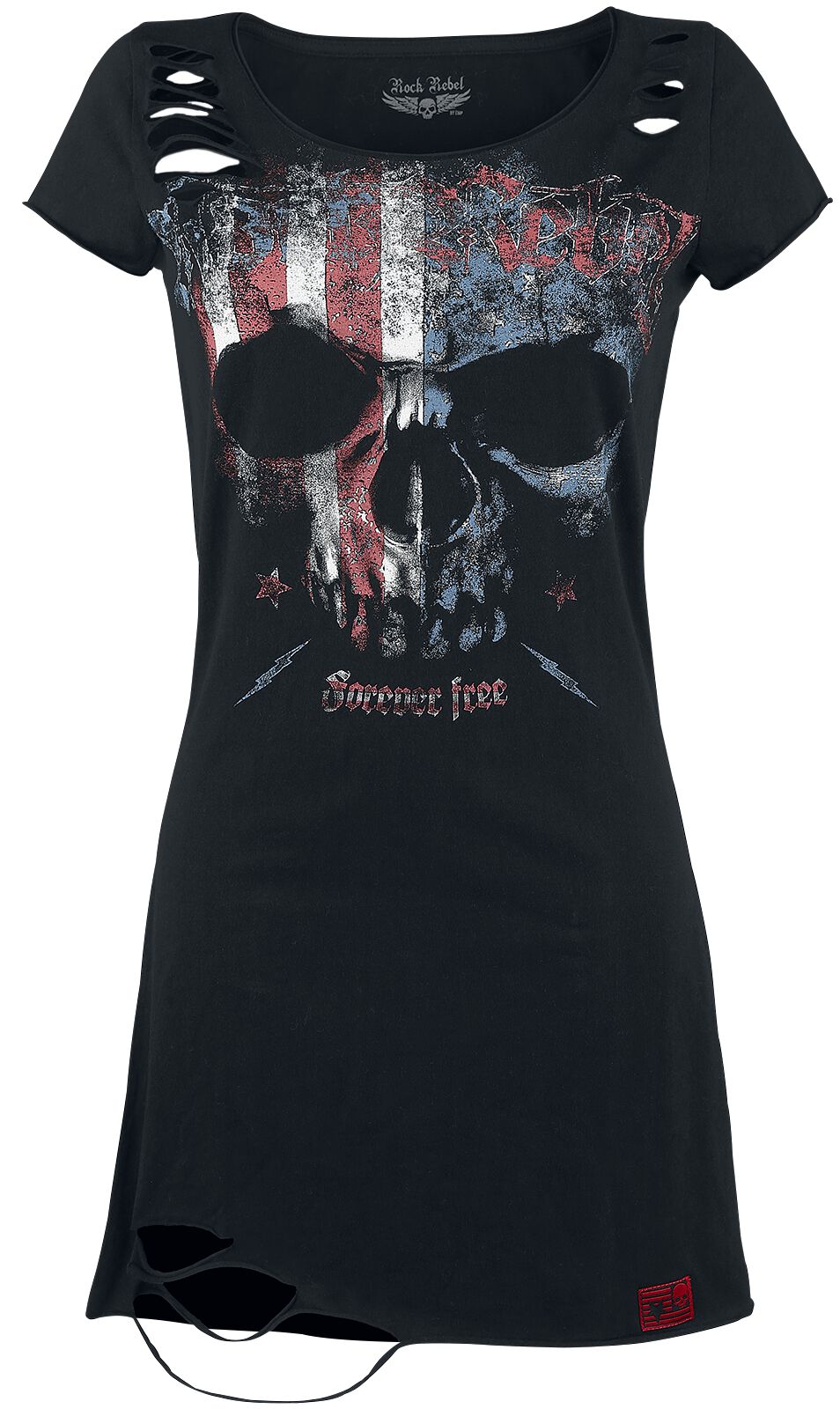 Robe courte  de Rock Rebel by EMP - Living Legend - XS à 5XL - pour Femme - noir - Rock Rebel by EMP