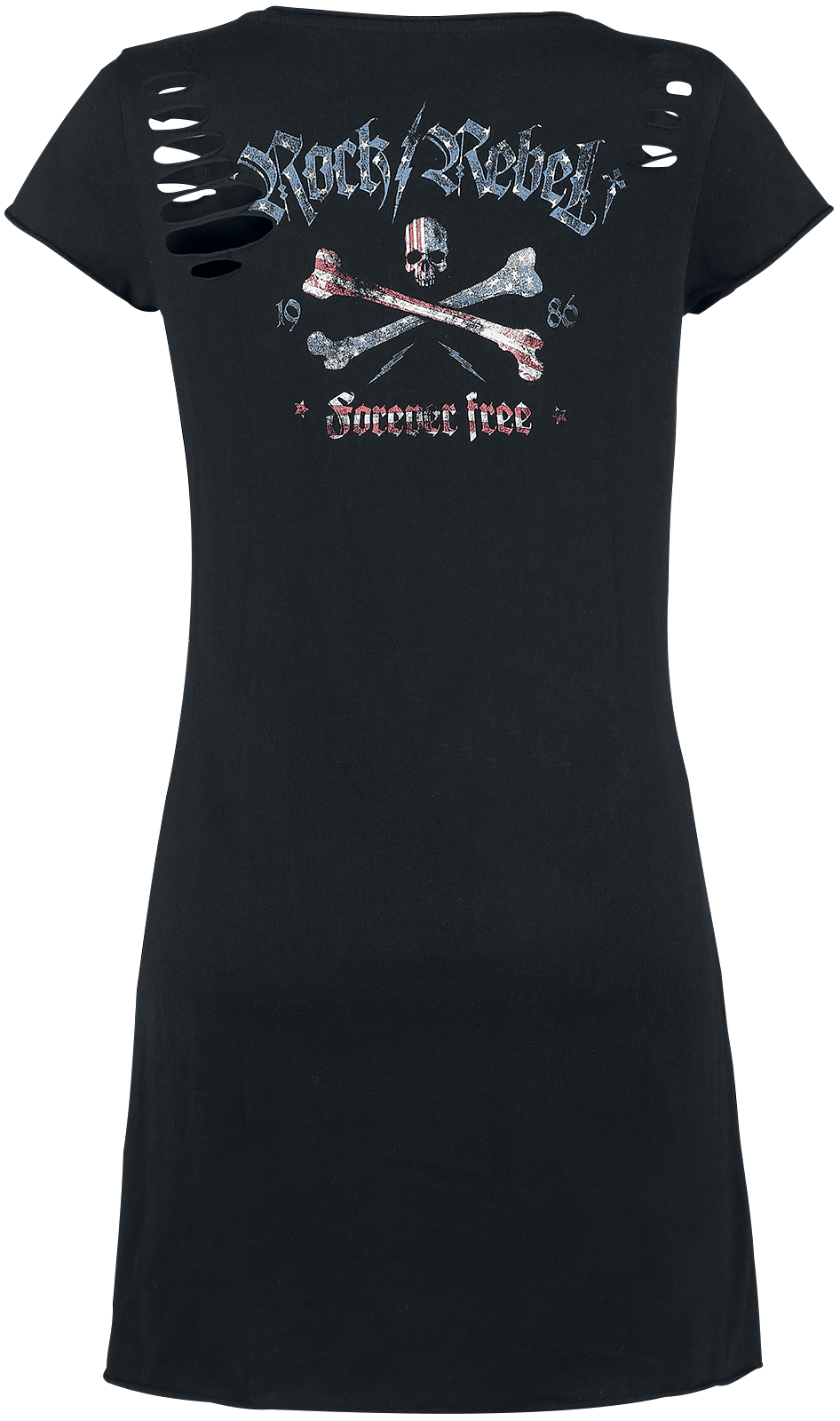 Robe courte  de Rock Rebel by EMP - Living Legend - XS à 5XL - pour Femme - noir - Rock Rebel by EMP - View 2
