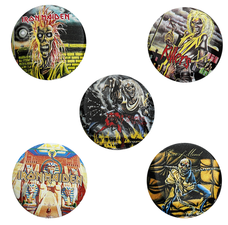 Badge  de Iron Maiden - Early Albums - pour Indifférent - multicolore - Iron Maiden - View 2