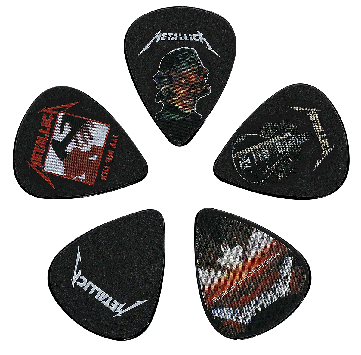 Lot de médiators  de Metallica - Mix - pour Indifférent - multicolore - metallica - View 2